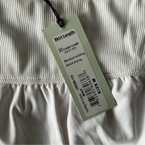 NWT Tech Lucky in Love Long Cargo Mesh Tennis Skirt, multiple sizes (MSRP$85) - Picture 15 of 16